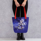 Purple Anime Girl - Tote bag