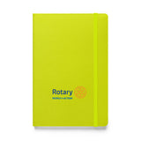 Hardcover bound notebook