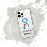 It's OK to be Different! (Black) - iPhone Case