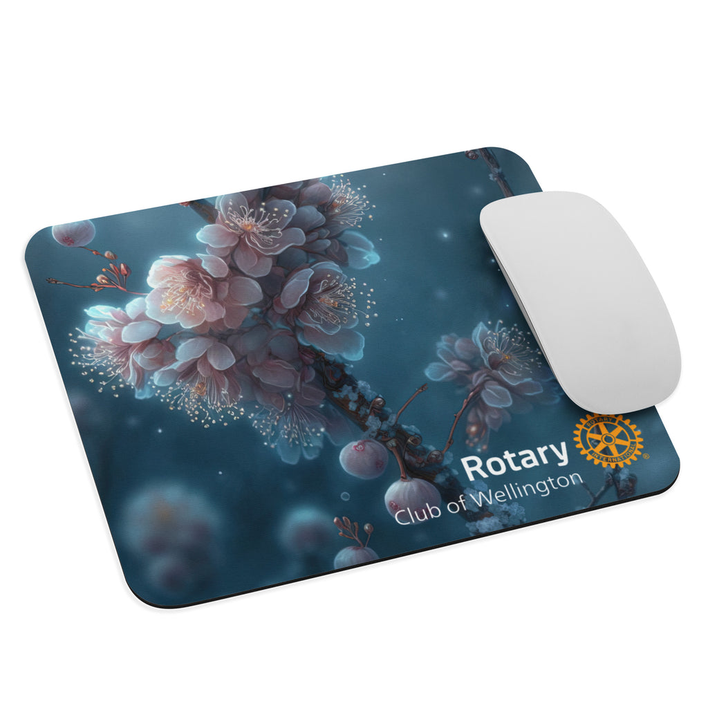 Plum Blossoms Mouse pad - Rotary COW
