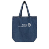 Organic denim tote bag - Rotary COW