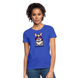Rocking Corgi - Women's T-Shirt - Customizable - royal blue