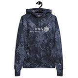 Unisex Champion tie-dye hoodie - Embroidered - Rotary