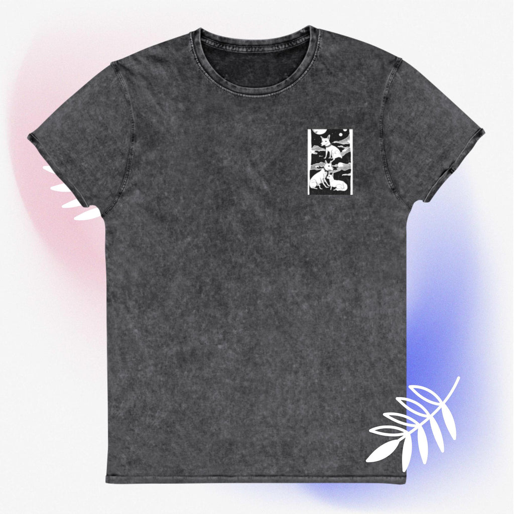 Basenji - Denim T-Shirt