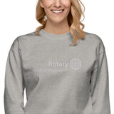 Unisex Premium Sweatshirt - Center Embroidered - Rotary