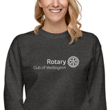 Unisex Premium Sweatshirt - Center Embroidered - Rotary