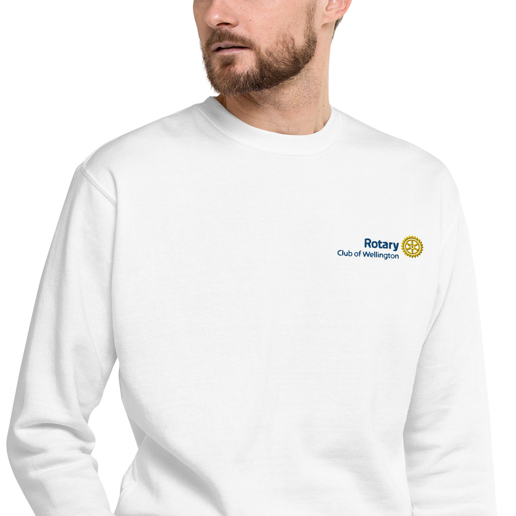 Unisex Premium Sweatshirt - Embroidered Left Chest - Rotary