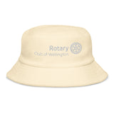 Unstructured terry cloth bucket hat - Rotary COW