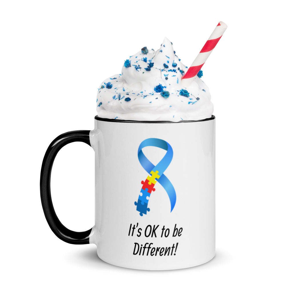 It's OK to be Different - Mug with Color Inside