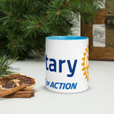 Ceramic Mug with Color Inside - Rotary