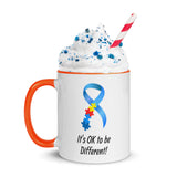 It's OK to be Different - Mug with Color Inside